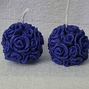 Midnight blue candle